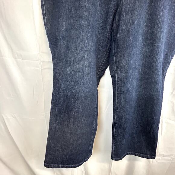 CJ Banks Blue Jeans Size 24W P 46x29 Christopher & Banks stretch comfort fit - Picture 8 of 13